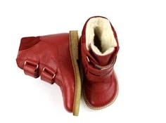 Angulus rød vinterstøvle med TEX